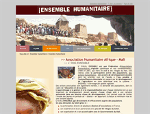 Tablet Screenshot of ensemble-humanitaire.com